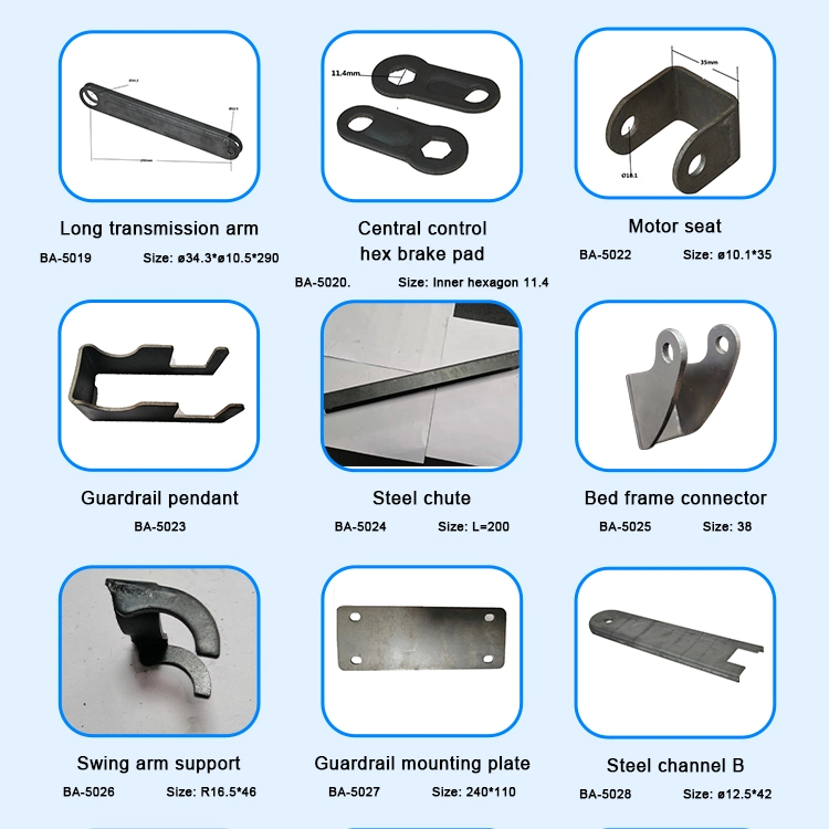 Screw Rod Crank Seat Medical Bed Hardware Metal Parts for Hospital